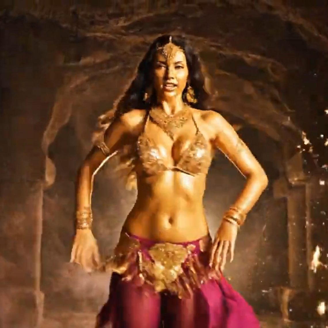 An image of a female genie, just released and ready to work some magic